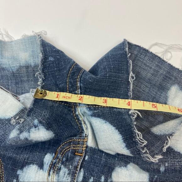 Hydraulic Custom Bleached Distressed Shorts Sz 3 - Picture 6 of 6